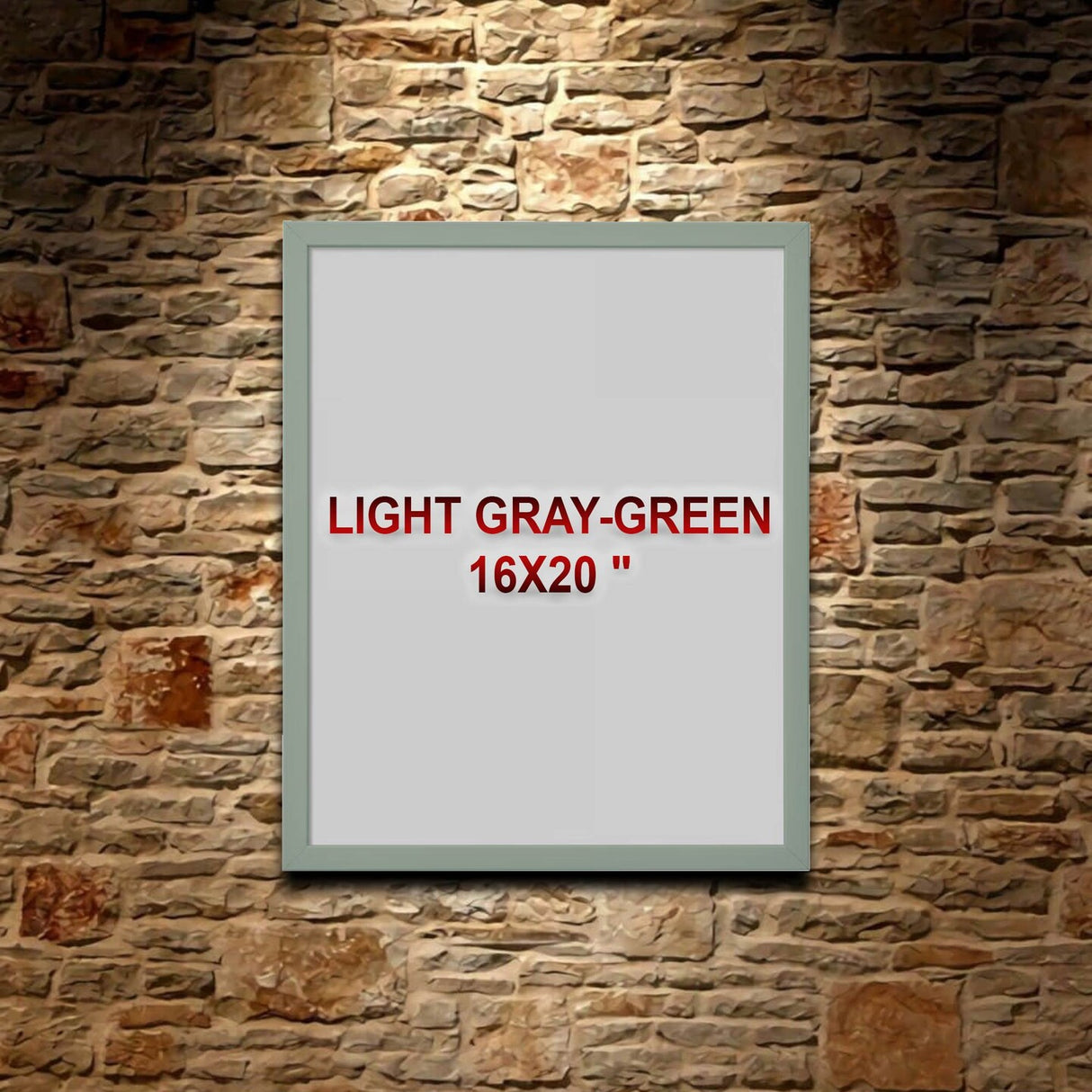 16x20" Oak Effect Frame – Deep Design, No-Nail Hanging with Mount, Gallery Ready!