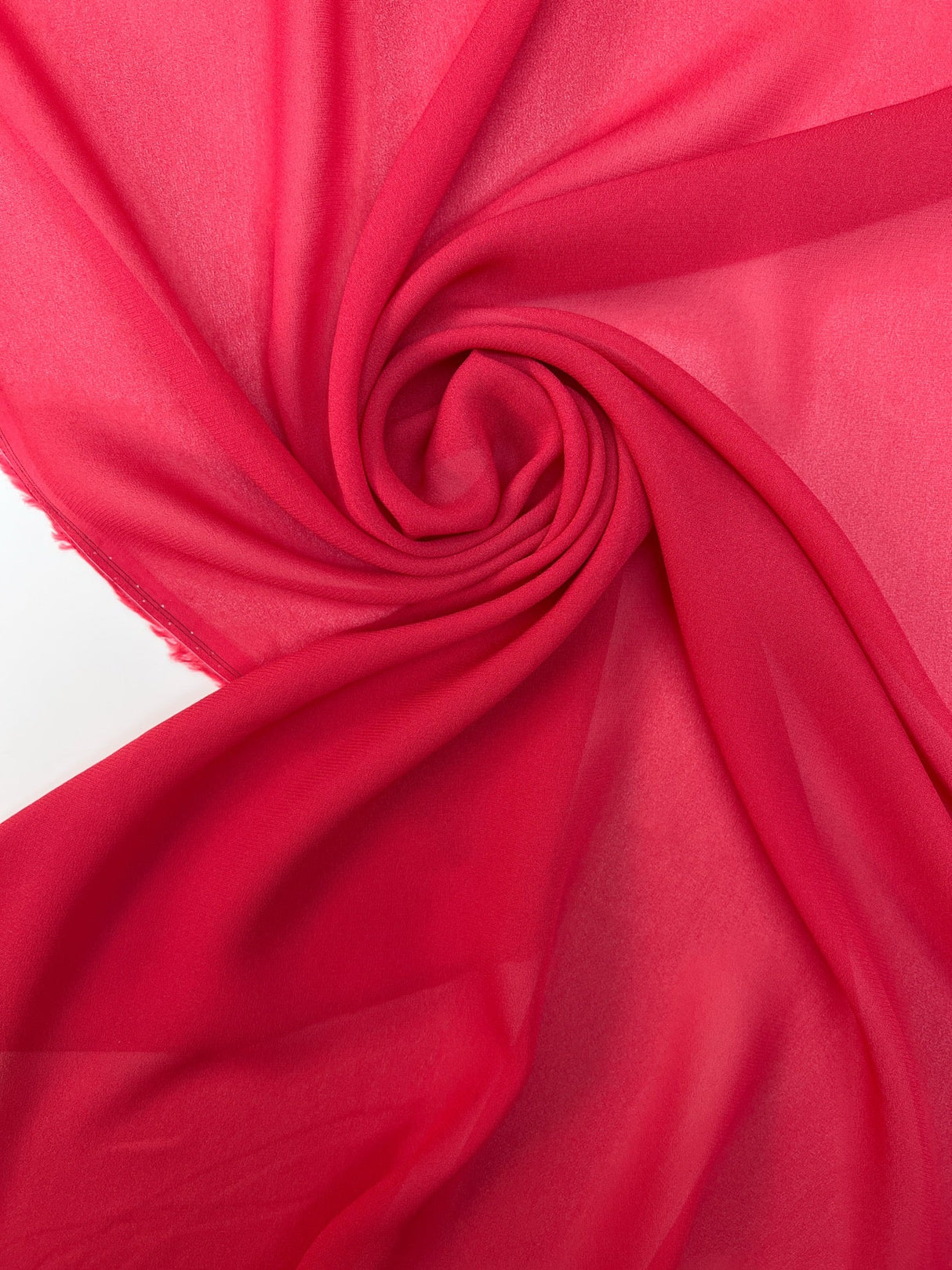 Viscose Crepe Fabric Red Shade Stretch