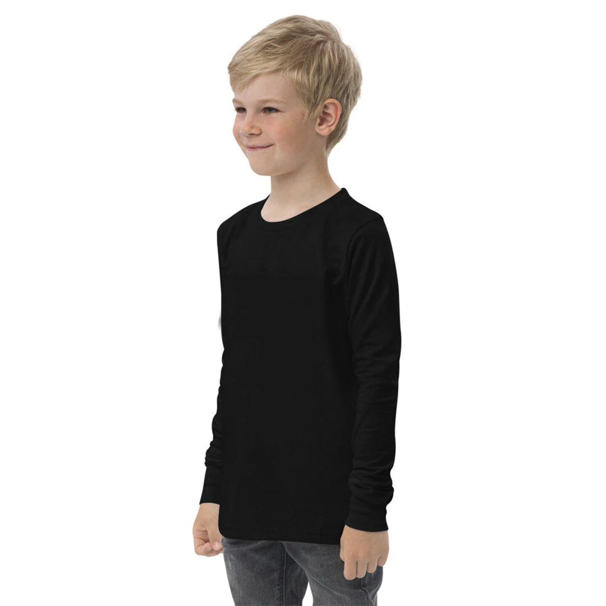 BELLA + CANVAS® Toddler Jersey Crewneck Long Sleeve T-Shirt