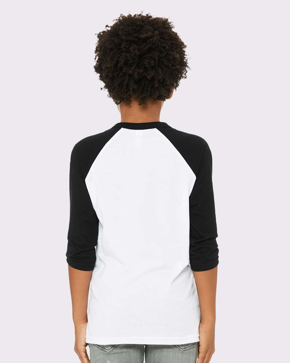 BELLA + CANVAS® Youth Three Quarter Sleeve Baseball Tee - 3200Y