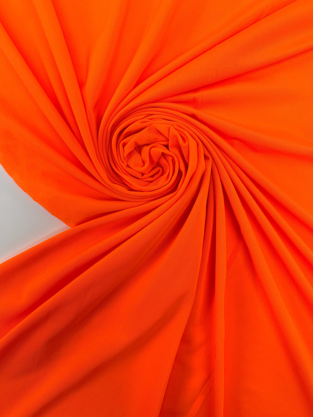 Orange Stretch Knitted Fabric