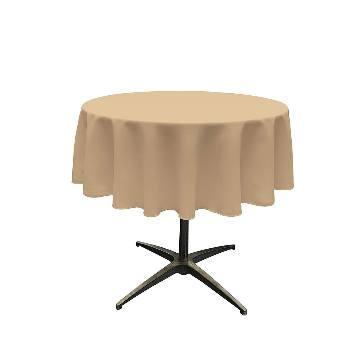 42" Round Polyester Poplin Tablecloth - Solid Color, 42" Diameter (1 Piece)