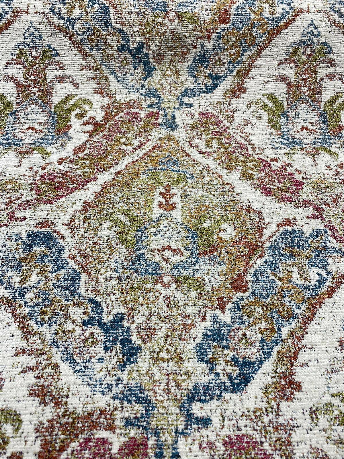 Swavelle Chenille Latham Multi Damask Upholstery Fabric - Multi Damask, 57" Width (1 Yard)