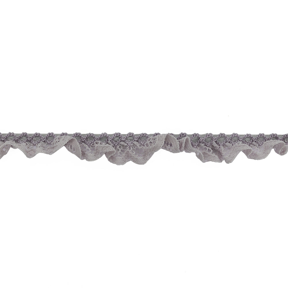 Mauve Shadows Criss Cross Crochet Trimming - 0.625"