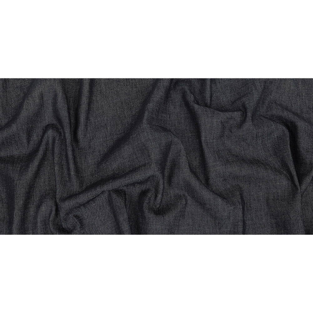 Medium Weight Midnight Navy Cotton Denim Twill
