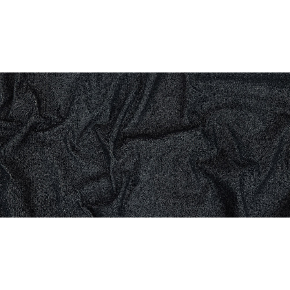 Heavyweight Bright Navy Cotton Denim Twill with Give