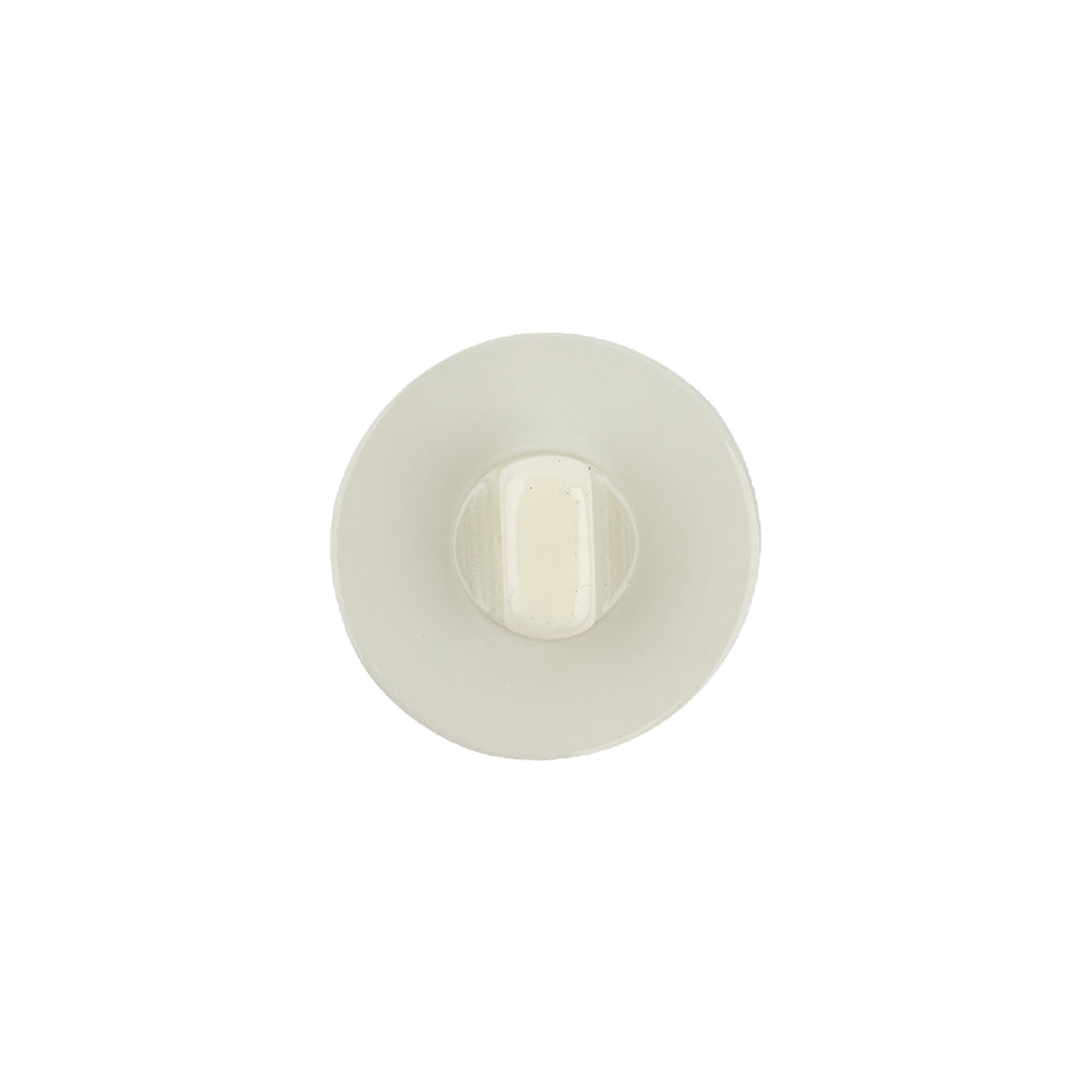 Silver Rainbow Glitter Translucent Shank Back Button - 24L/15mm