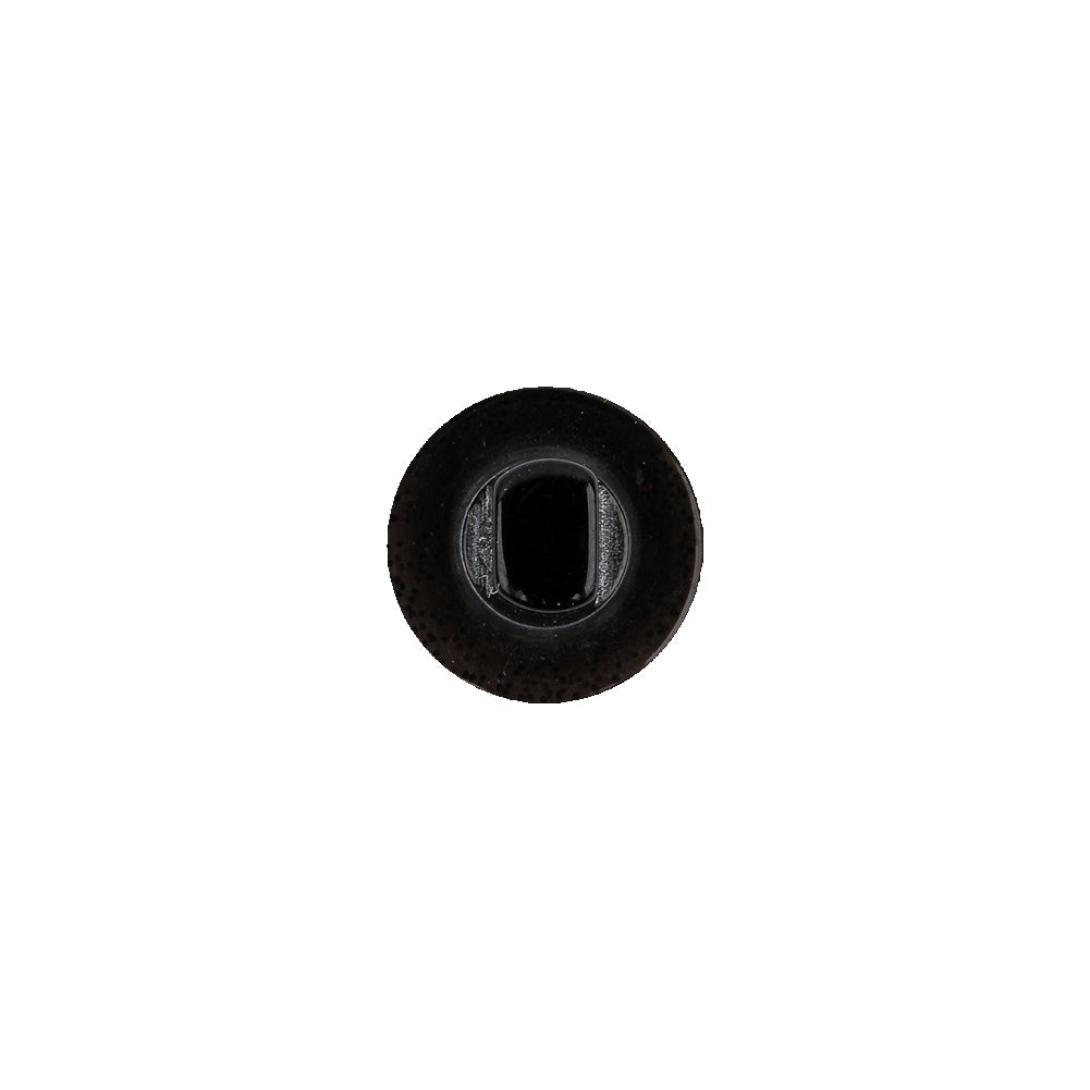Black Rainbow Glitter Translucent Shank Back Button - 18L/11.5mm