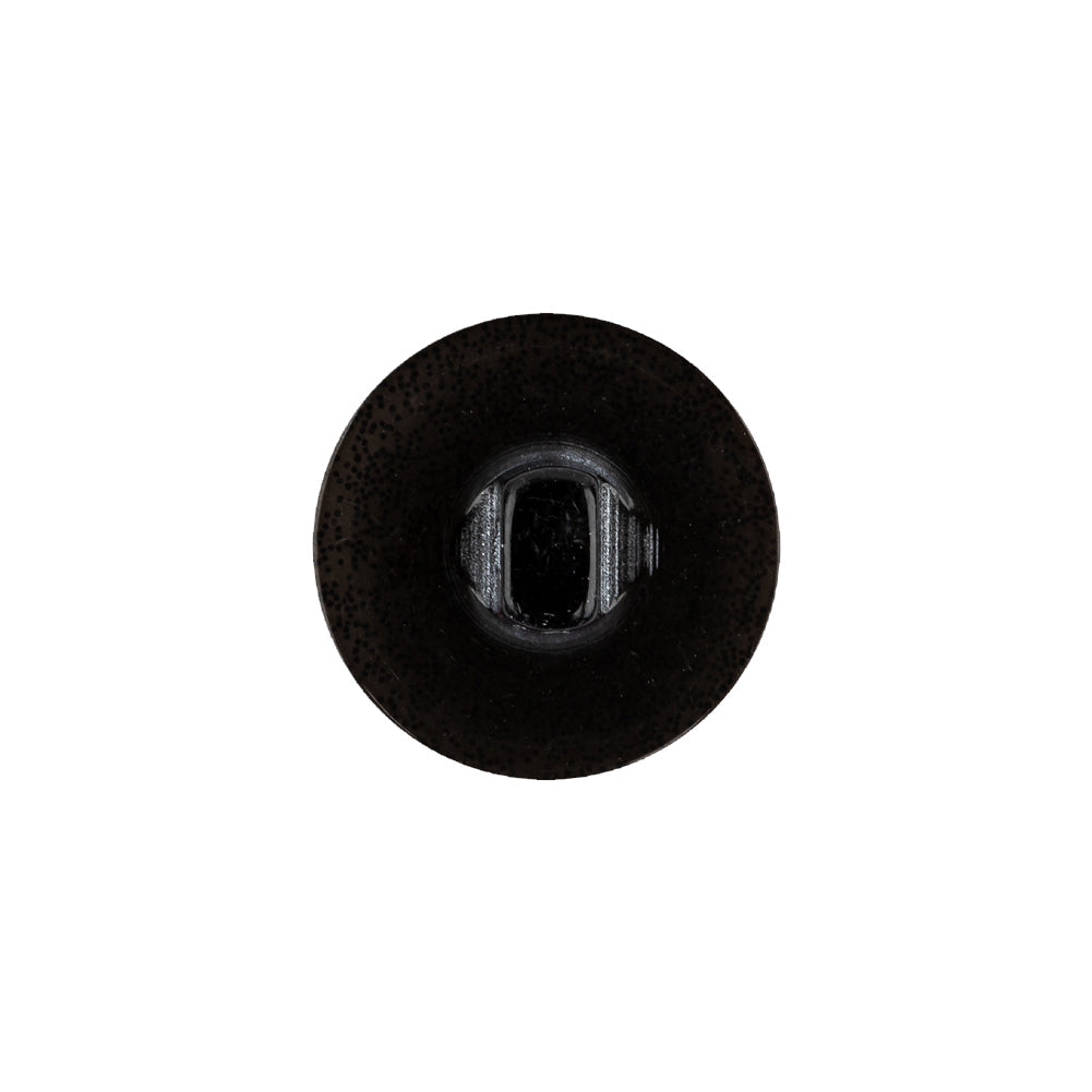 Black Rainbow Glitter Translucent Shank Back Button - 28L/18mm