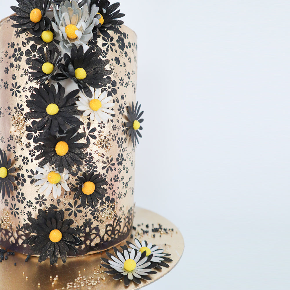 Crystal Candy Gold Daisy Edible Flower Kit
