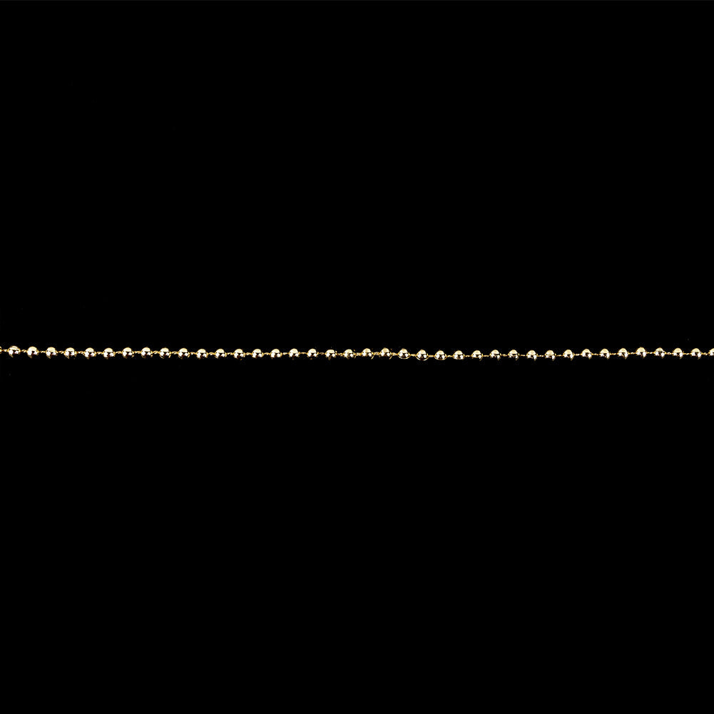 Vintage Gold Pearl Plastic Chain Trimming - 4mm