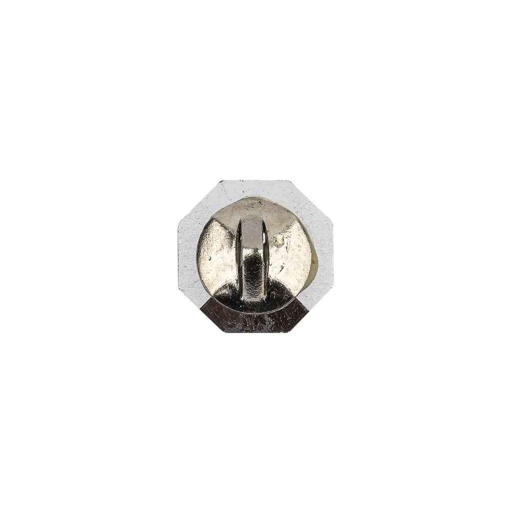 Vintage Swarovski Crystal and Silver Shank Back Button - 20L/12.5mm
