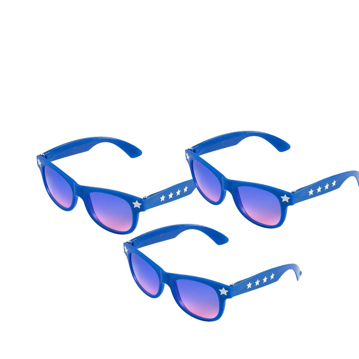 Kids Patriotic Gradient Lens Sunglasses – Pack of 12