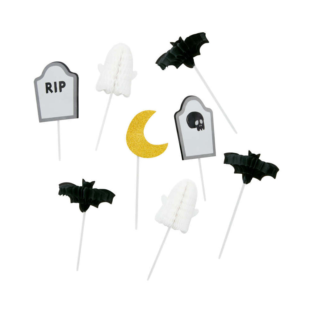 Wilton Halloween Cupcake Toppers, Pack of 8