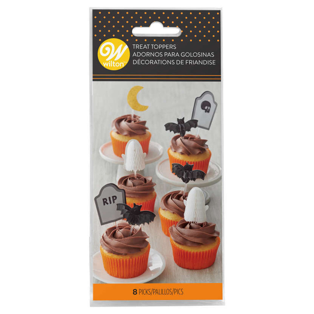 Wilton Halloween Cupcake Toppers, Pack of 8
