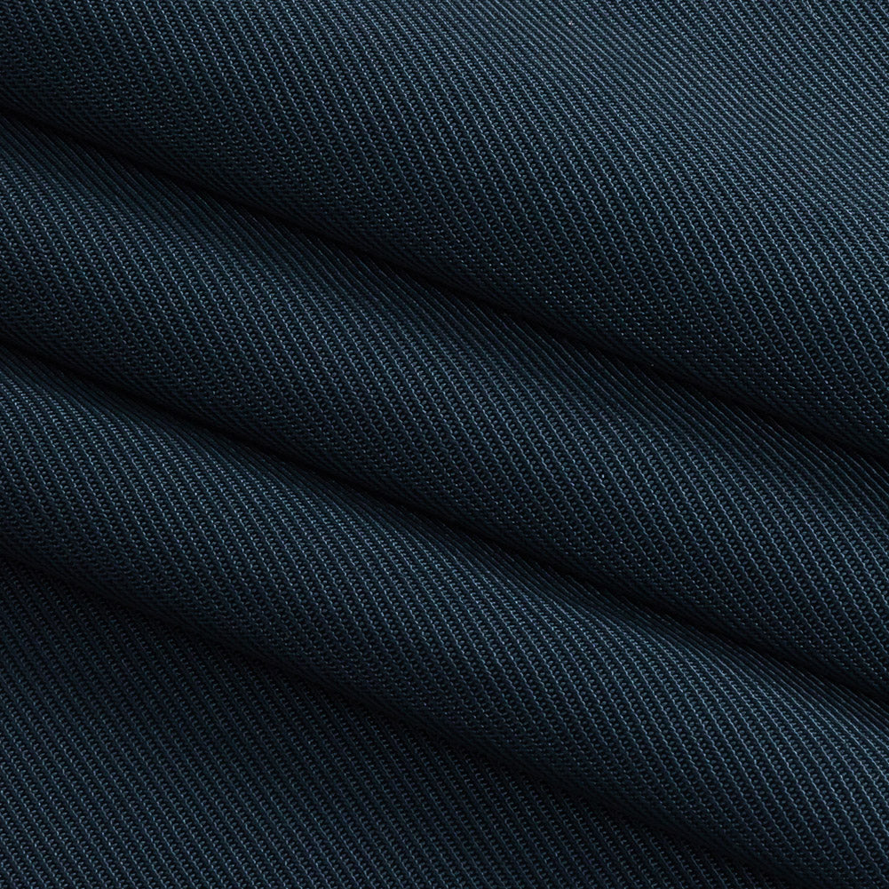 Navy Sleek Polyester Twill
