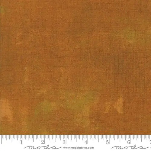 Cotton Fat Quarter Orange Yam Grunge Basics