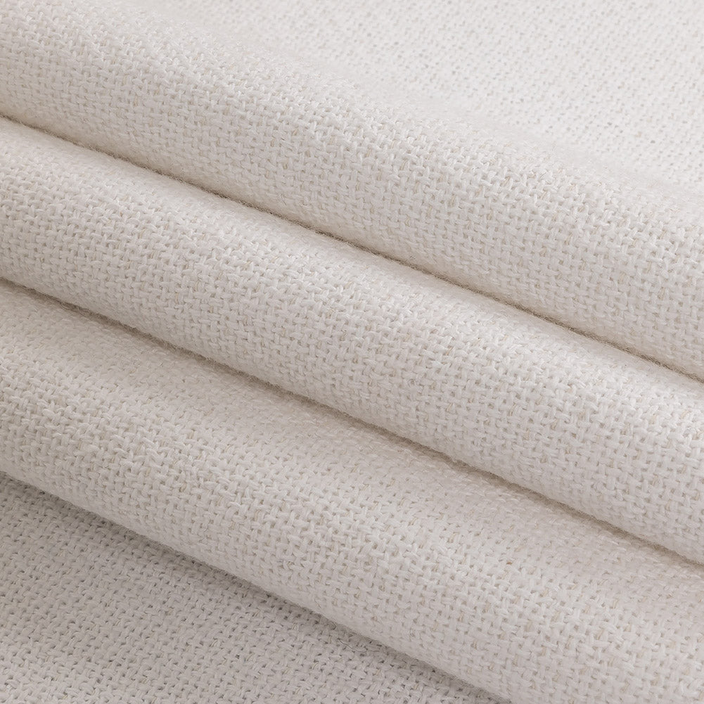 Italian Sugar Swizzle Twill and Basketweave Cotton Double Cloth
