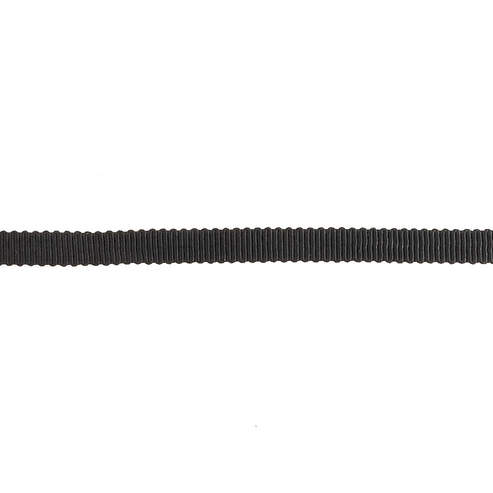 Black Onyx Petersham Grosgrain Ribbon - 0.25"