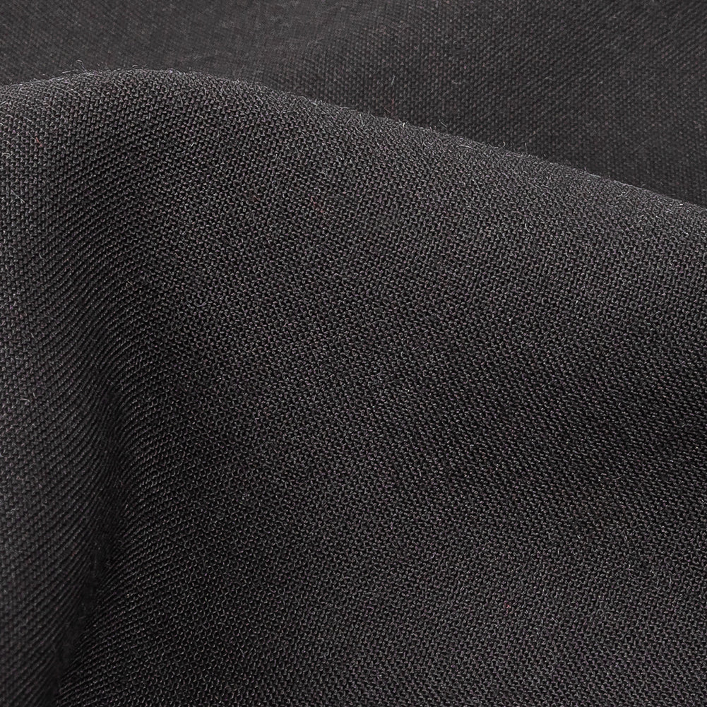 Caldwell Black Ultra Soft Sustainable Rayon Poplin