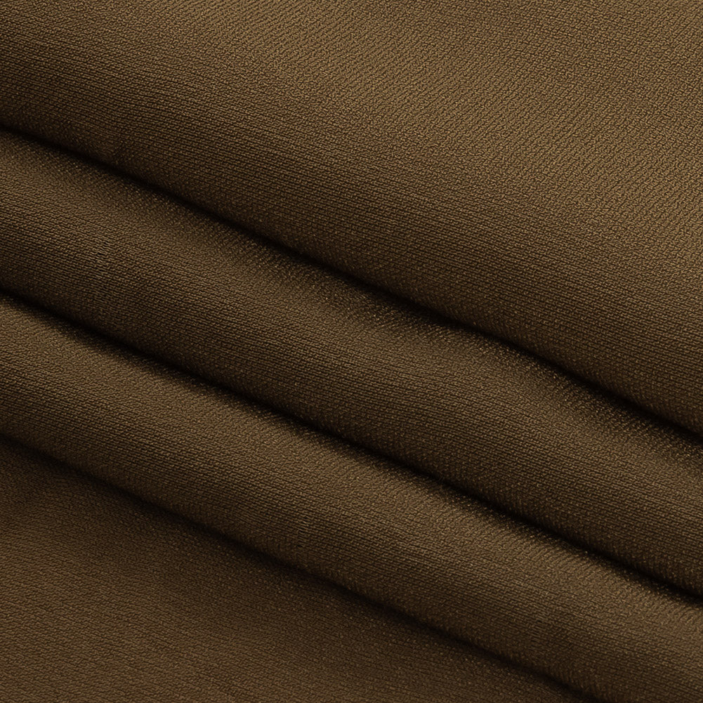 Famous Australian Designer Golden Olive Stretch Viscose Lining