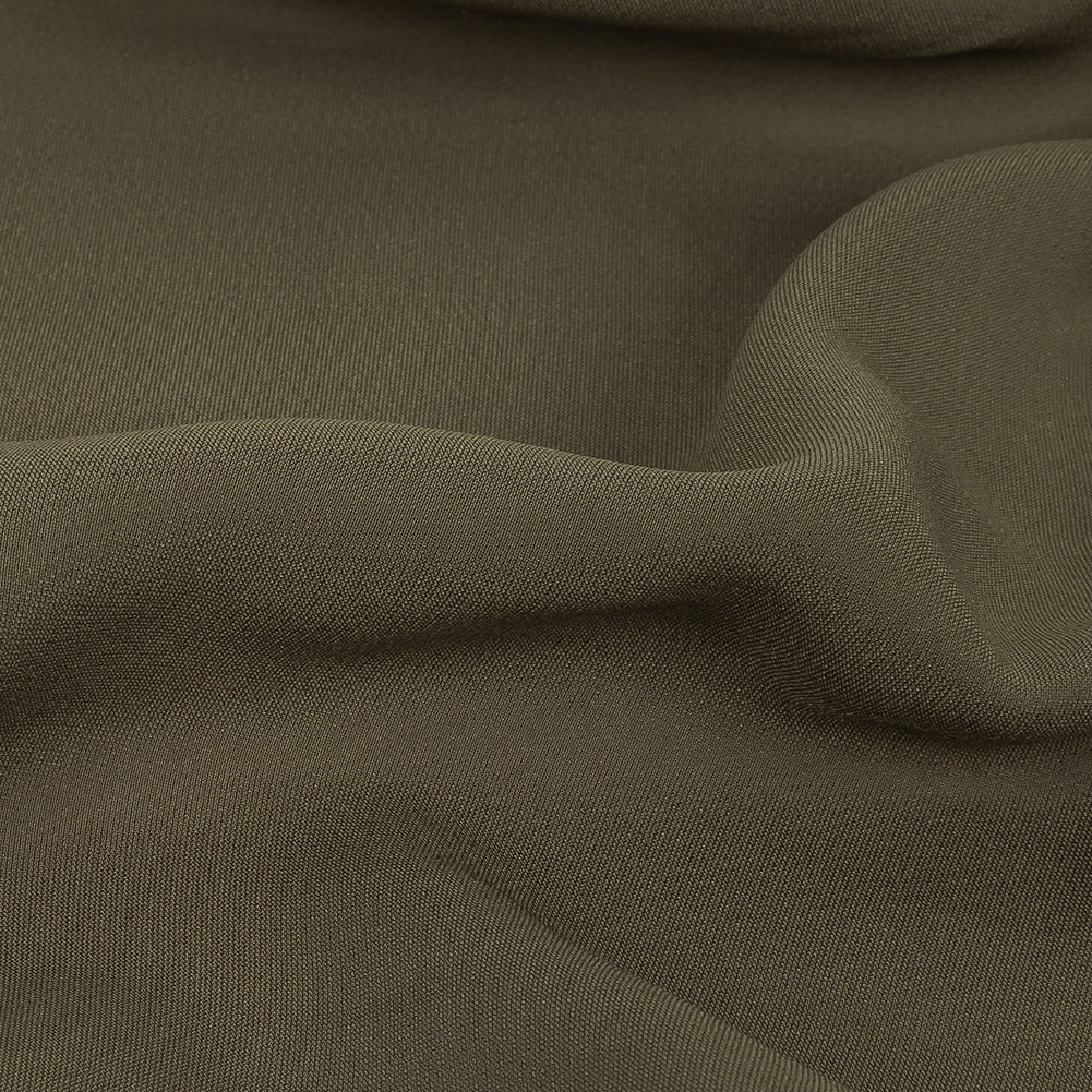 Famous Australian Designer Olive Stretch Viscose Lining