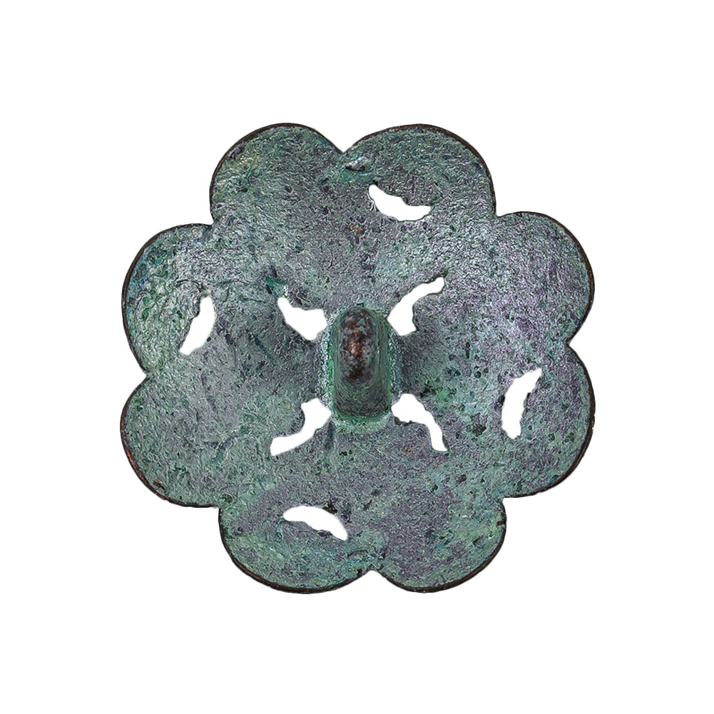 Italian Fairy Wing Floral Shank Back Button - 44L/28mm