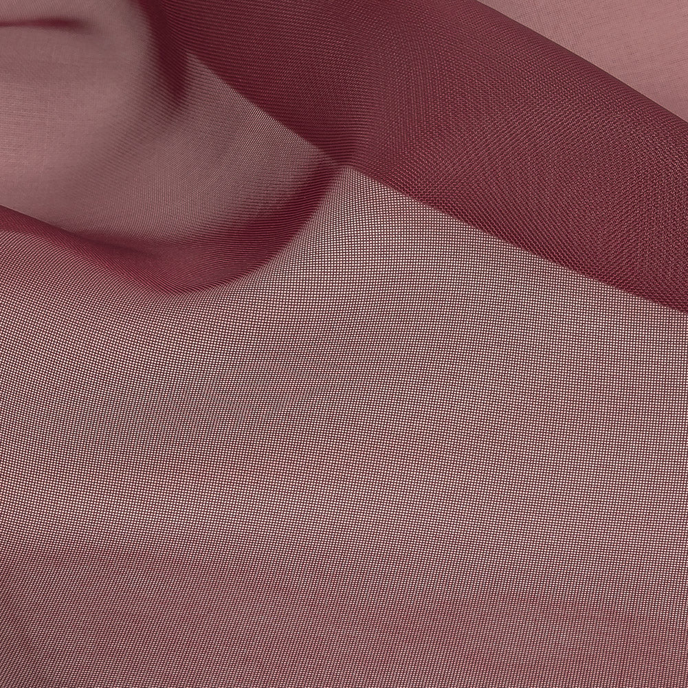 Polyester Voile Double Wide 118" - Burgundy - Arcalod Collection
