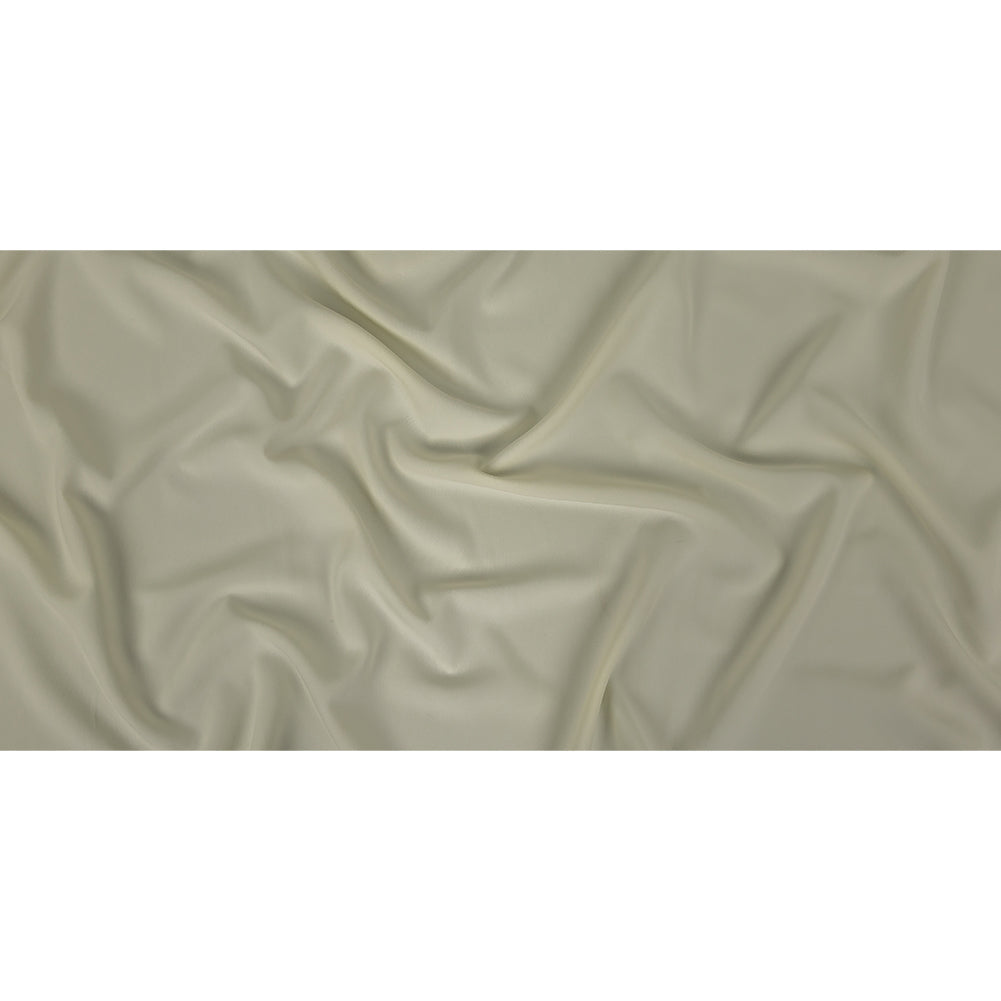 Cream Stretch Polyester Crepe