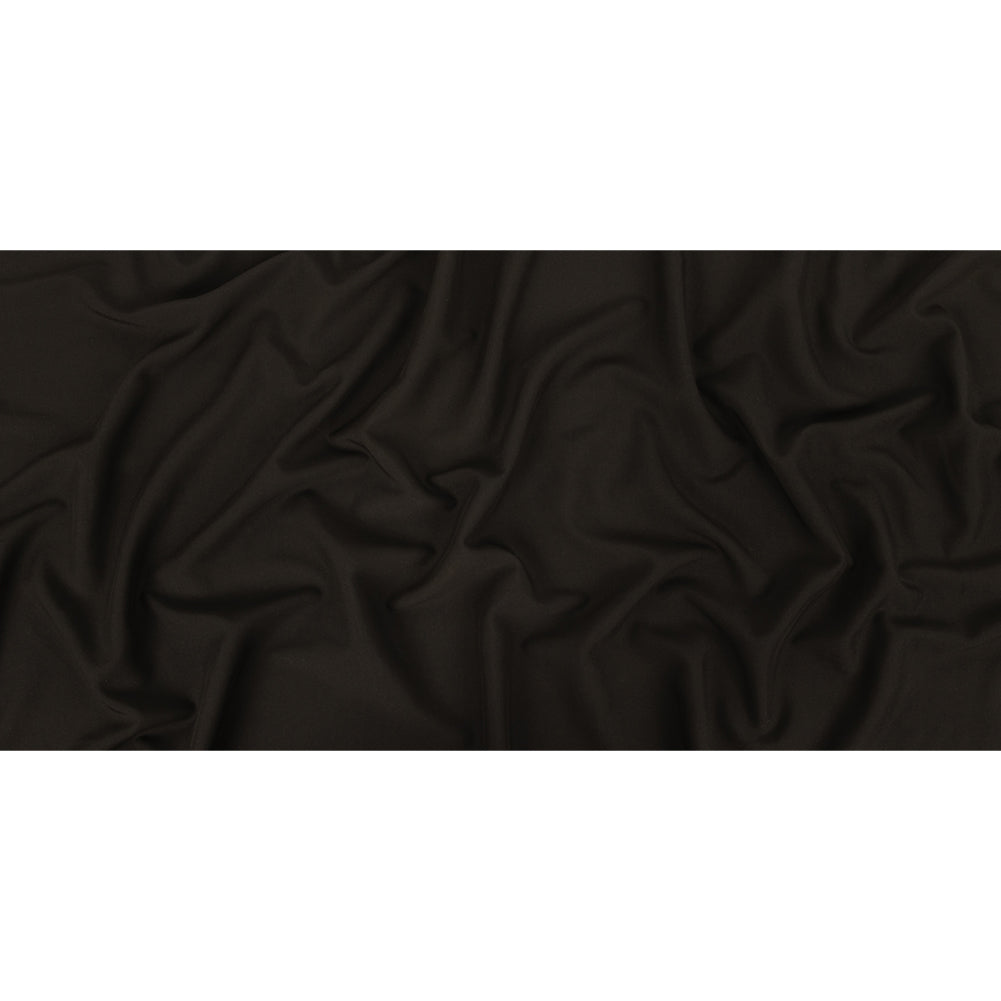 Black Stretch Polyester Twill
