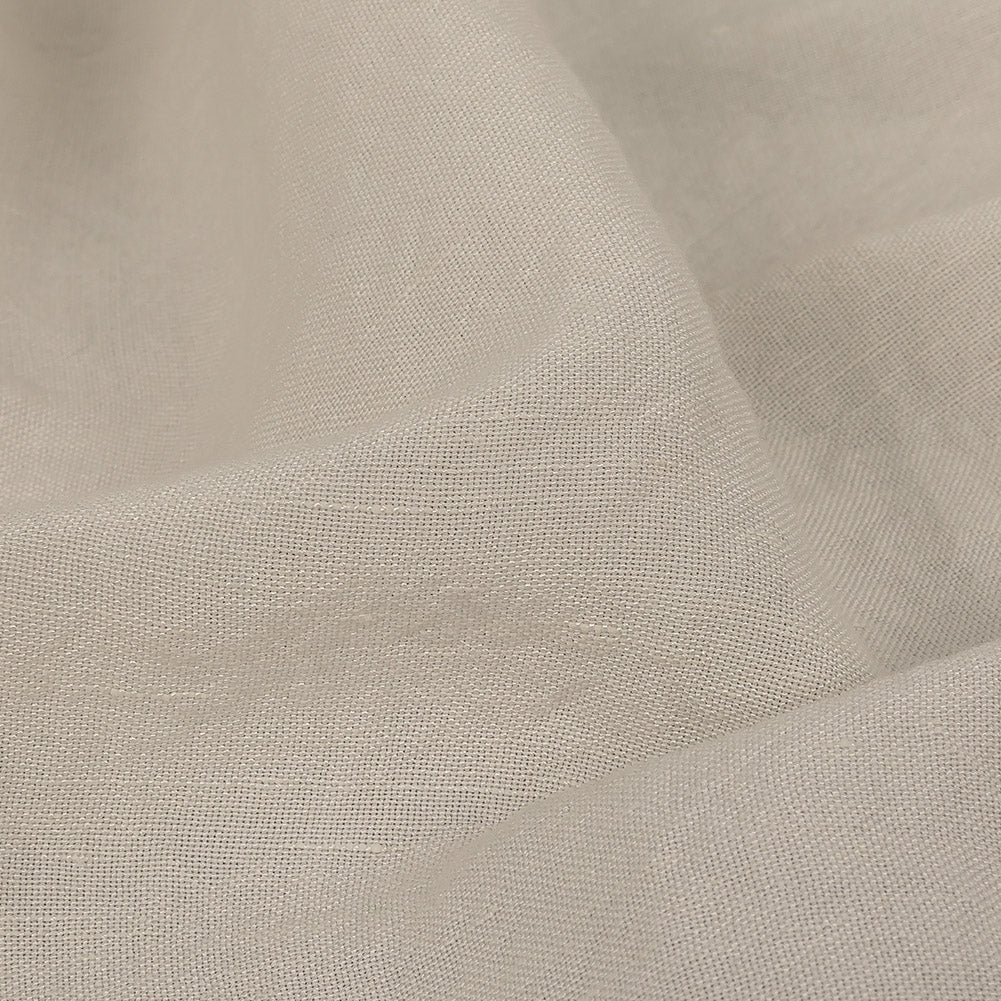 Italian Off-White Linen and Rayon Woven