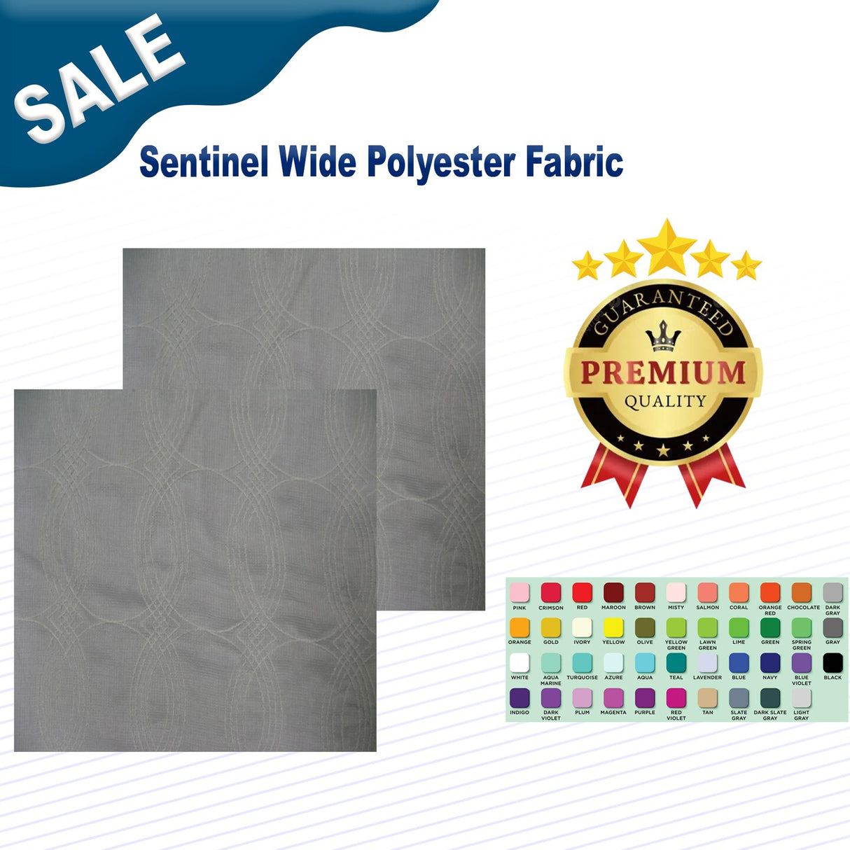 1 Yard Sentinel Wide Polyester Fabric
