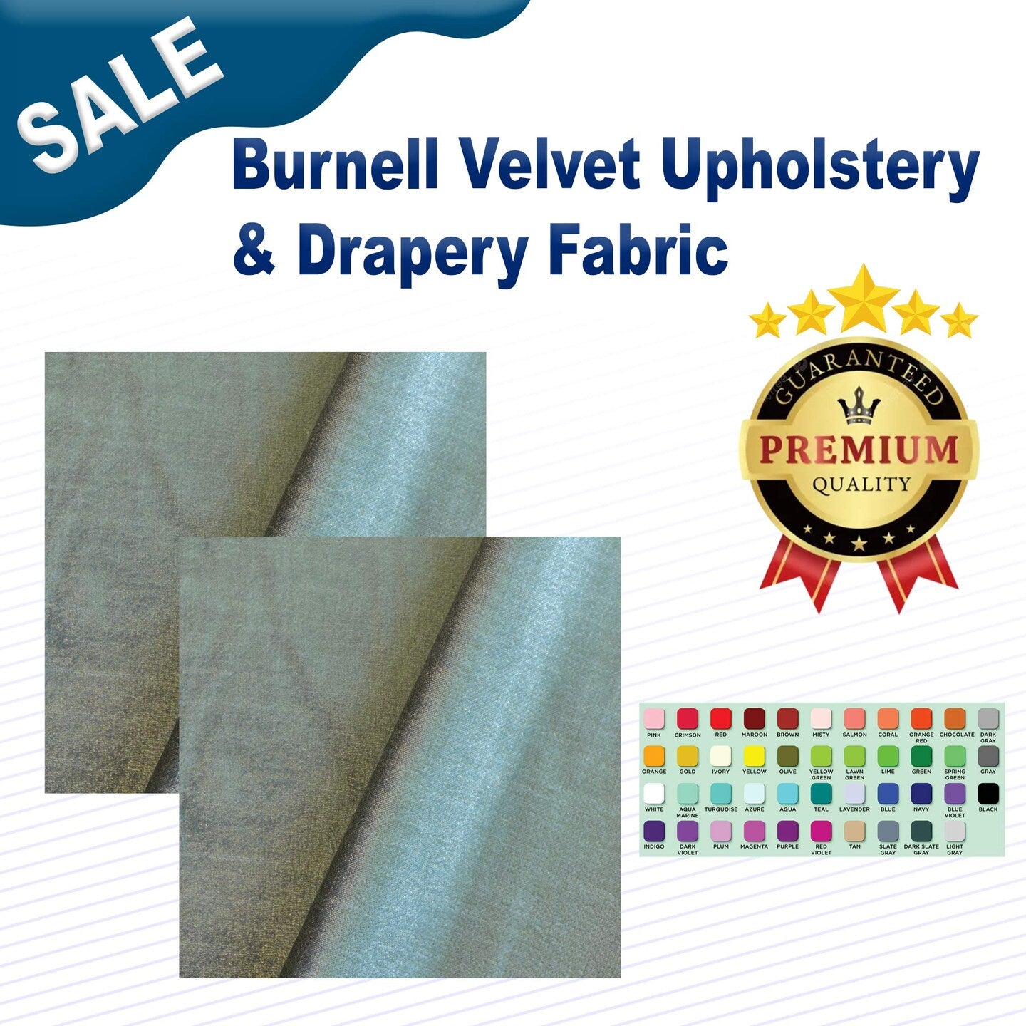 Burnell Velvet Upholstery & Drapery Fabric