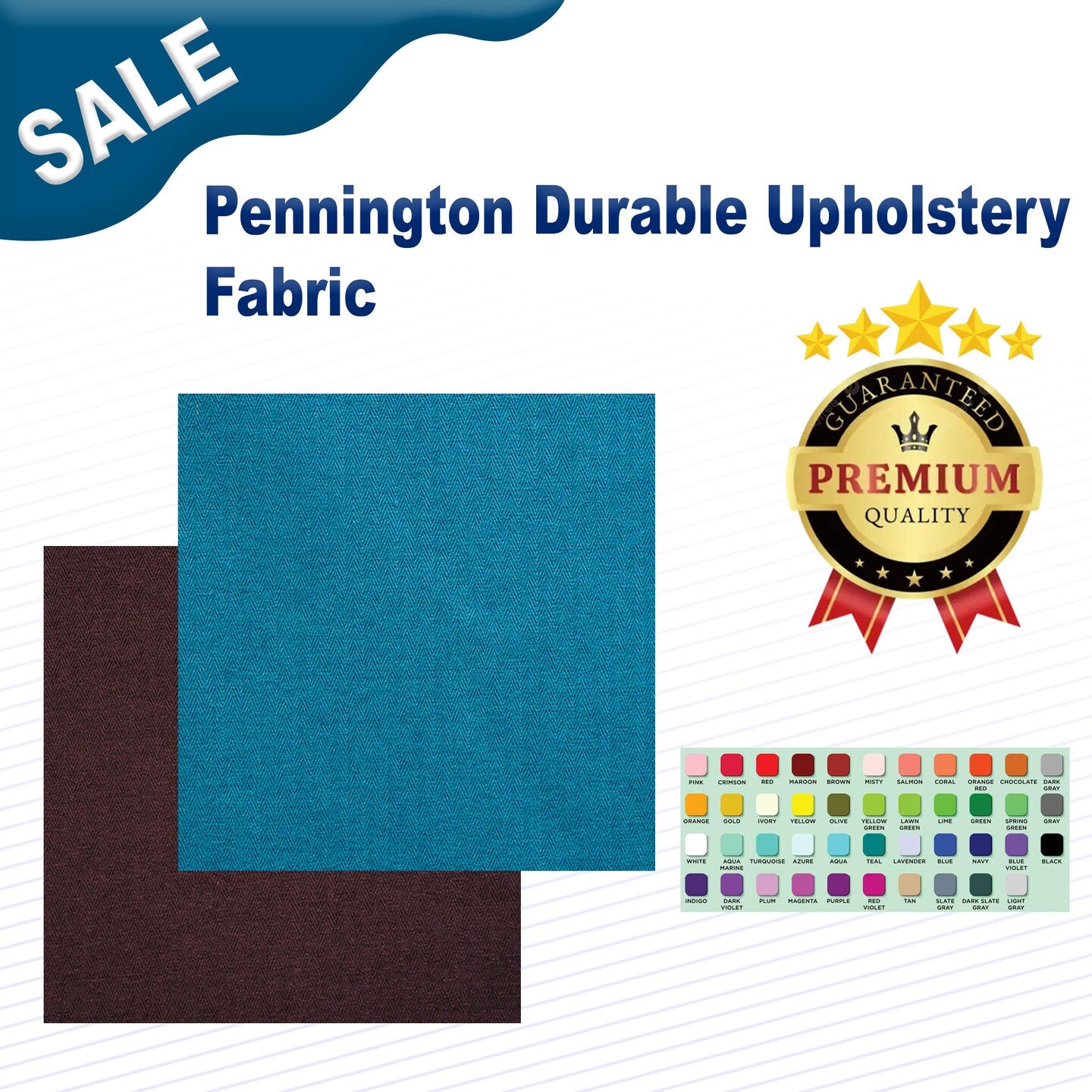 1 Yard Pennington Durable Upholstery Fabric