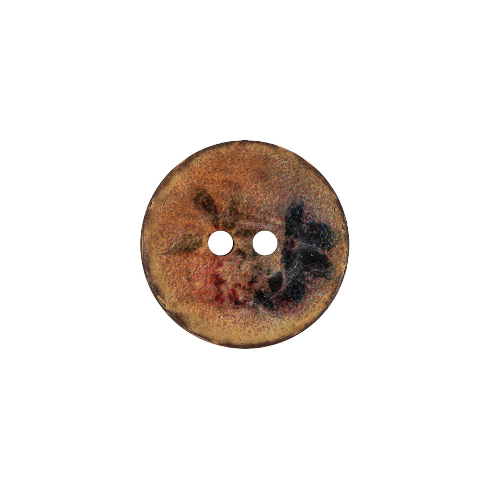 Tecnofantas Floral 2-Hole Coconut Button - 28L/18mm