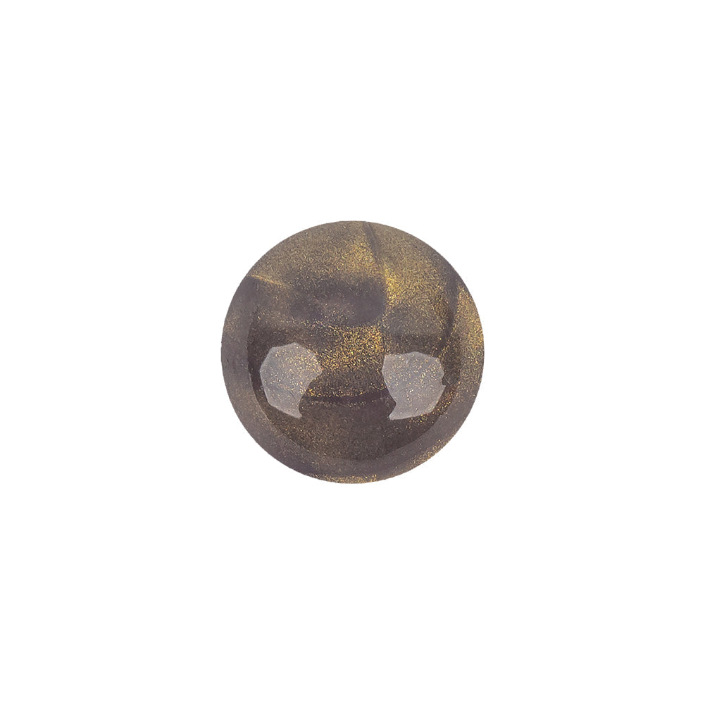 Luscious Grape and Spumante Iridescent Half Round Shank Back Button - 22L/14mm