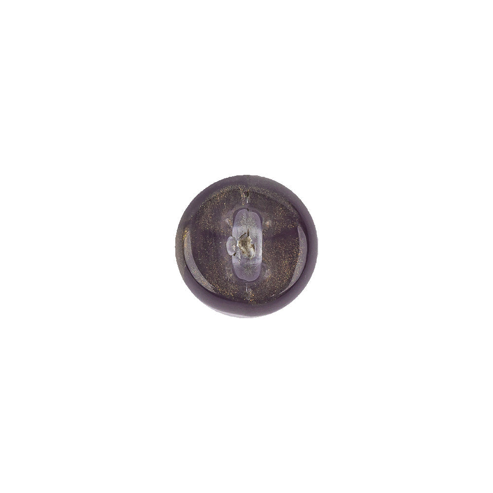 Luscious Grape and Spumante Iridescent Half Round Shank Back Button - 18L/11.5mm
