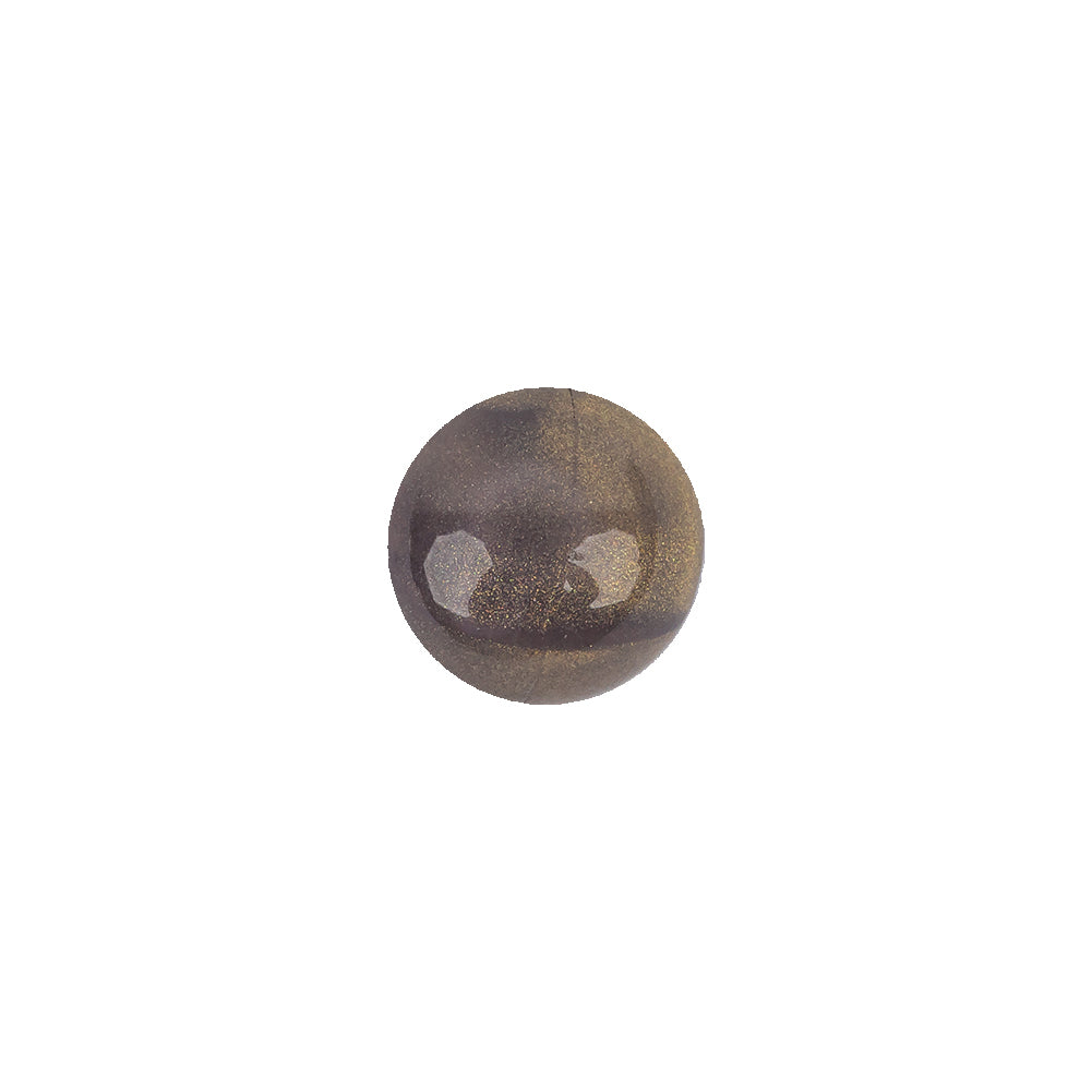 Luscious Grape and Spumante Iridescent Half Round Shank Back Button - 18L/11.5mm