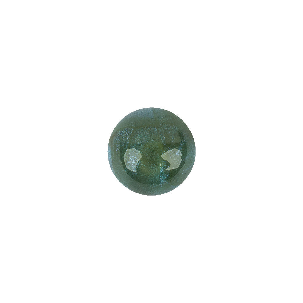 Rolling Waters and Olive Branch Iridescent Half Round Shank Back Button - 18L/11.5mm