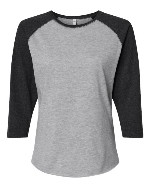 মহিলাদের বেসবল ফাইন জার্সি থ্রি-কোয়ার্টার স্লিভ টি-শার্ট