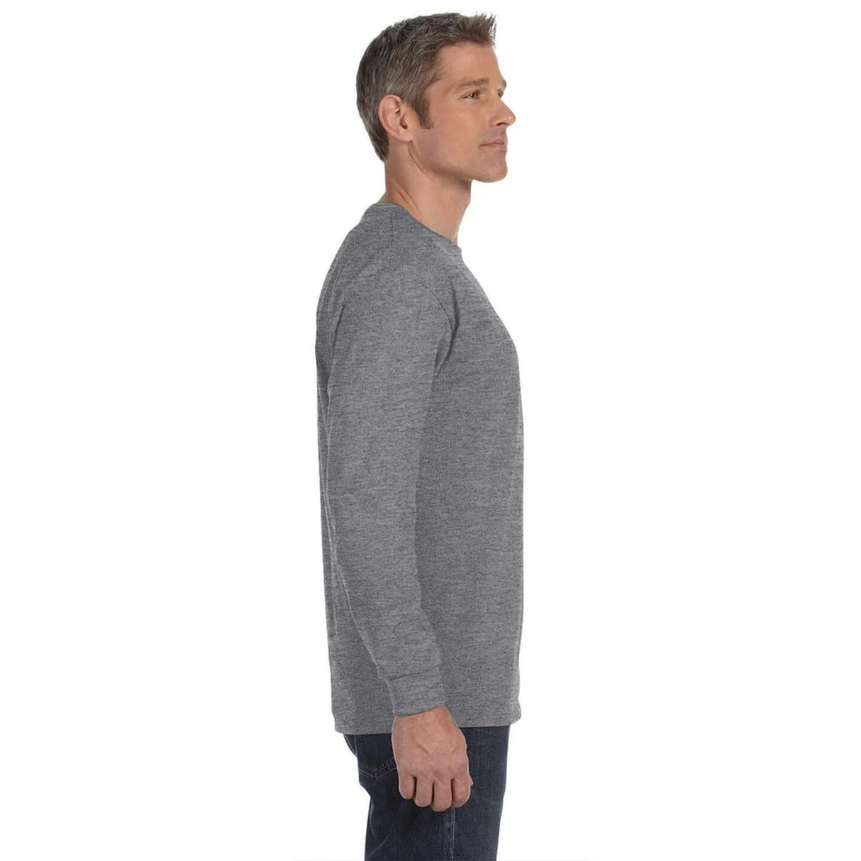 Gildan® Heavy Cotton Crewneck Long Sleeve T-Shirt