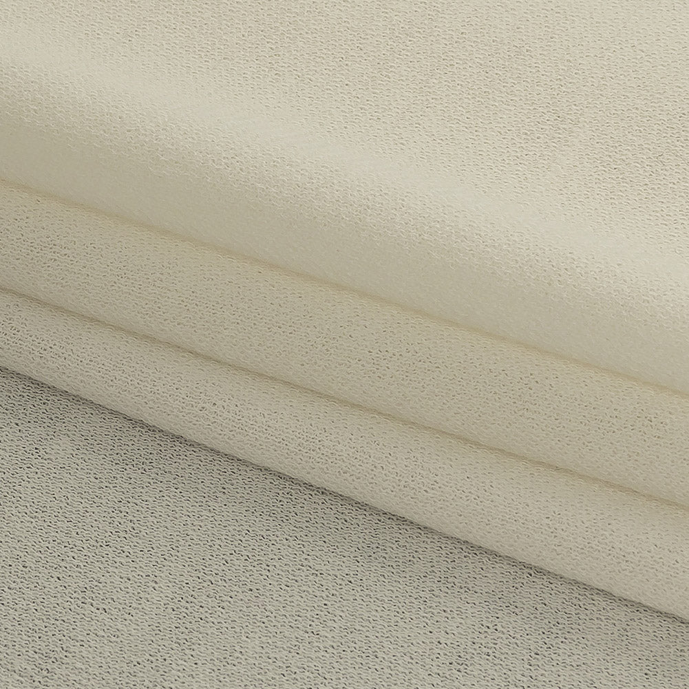 Cannoli Cream Rayon Stretch Knit Crepe