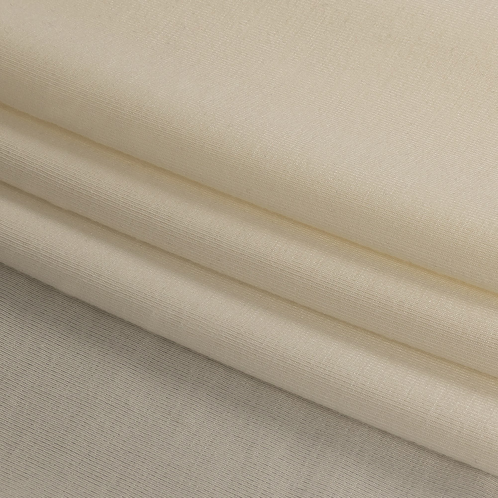 Antique White Stretch Rayon Jersey
