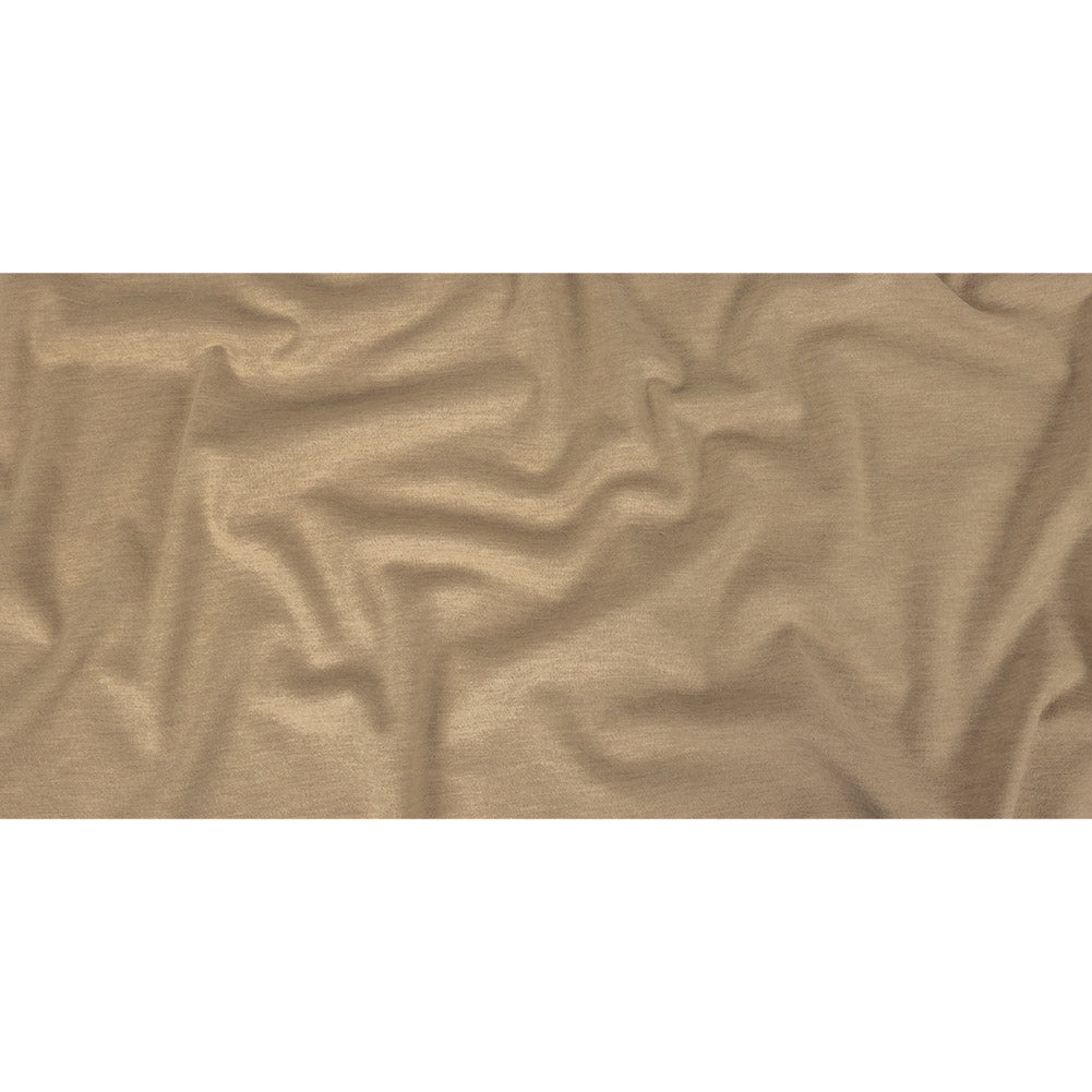 Heathered Doeskin and Angora Brushed Wool Knit