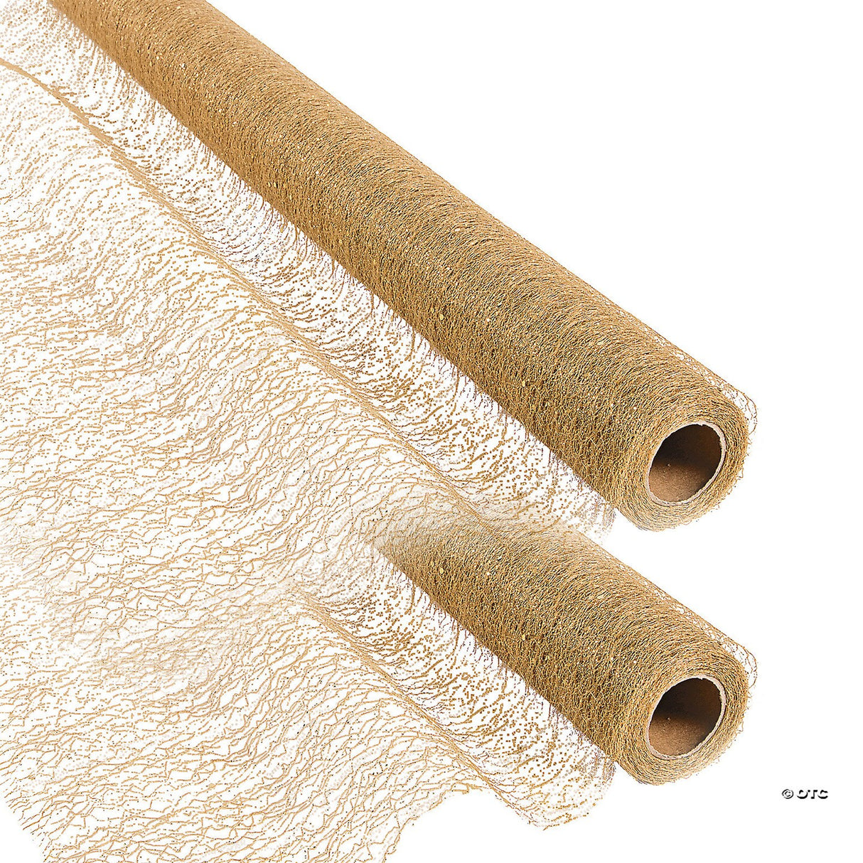 Gold Glitter Fabric Roll 30" x 30 ft.