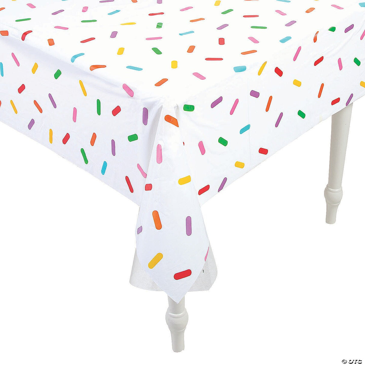 40" x 100 ft. Birthday Sprinkles Disposable Plastic Tablecloth Roll