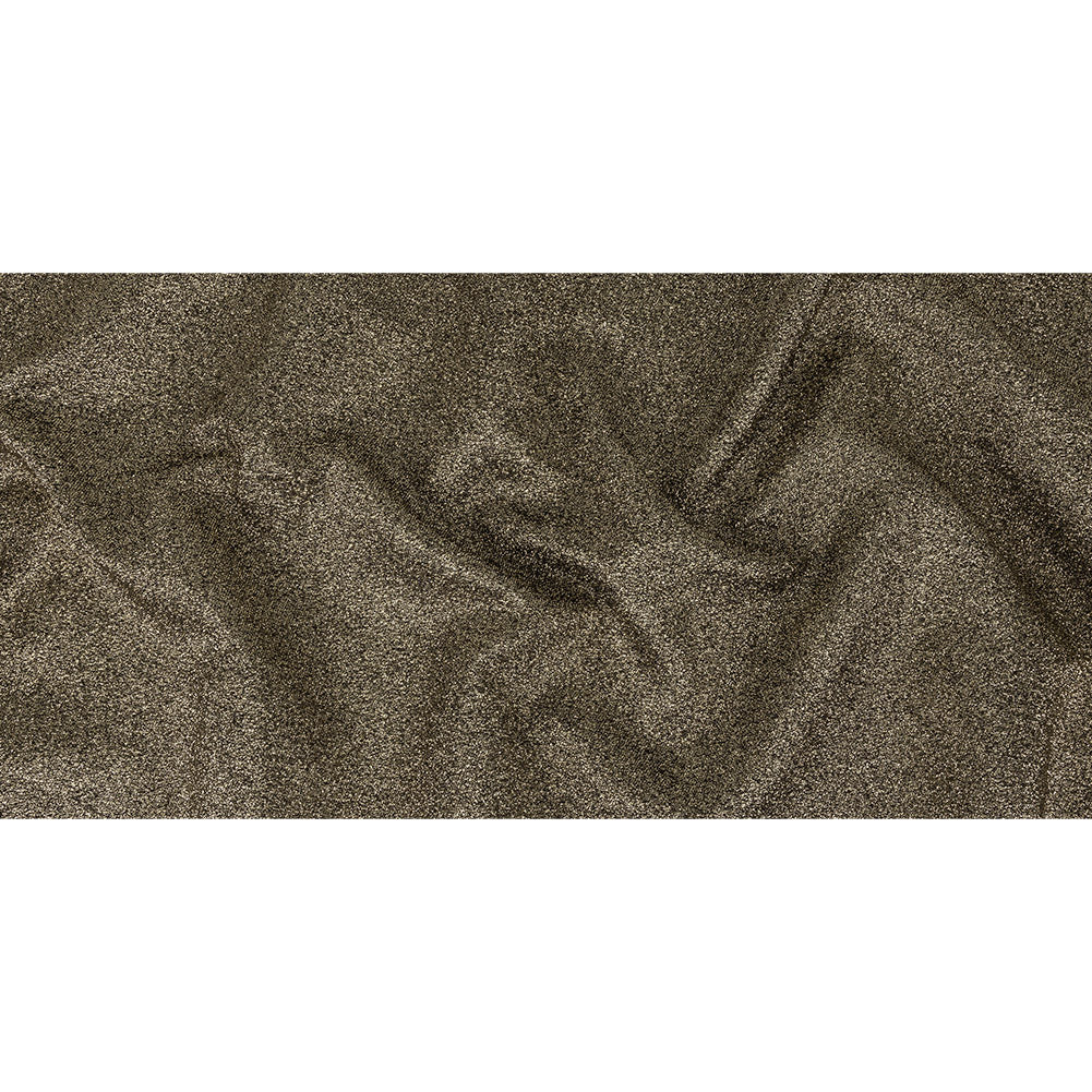 Cygnus Metallic Gold and Black Crinkled Lame Luxury Brocade