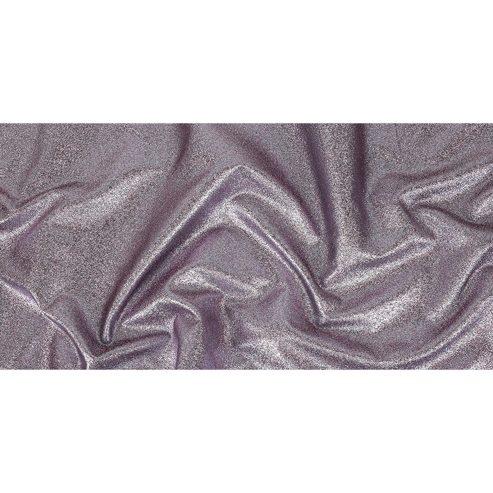 Cygnus Metallic Sky Blue and Pink Crinkled Lame Luxury Brocade