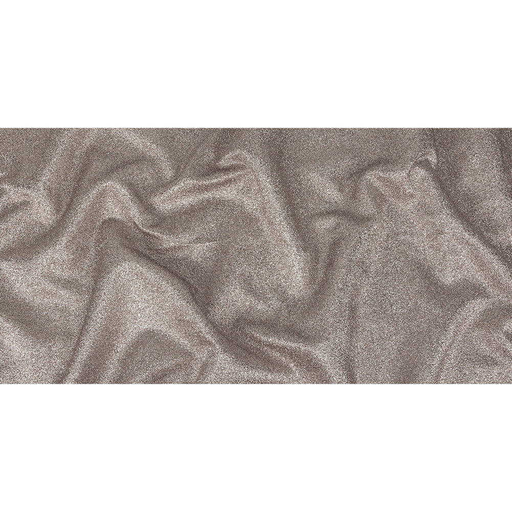 Cygnus Metallic Rose Gold and Silver Crinkled Lame Luxury Brocade