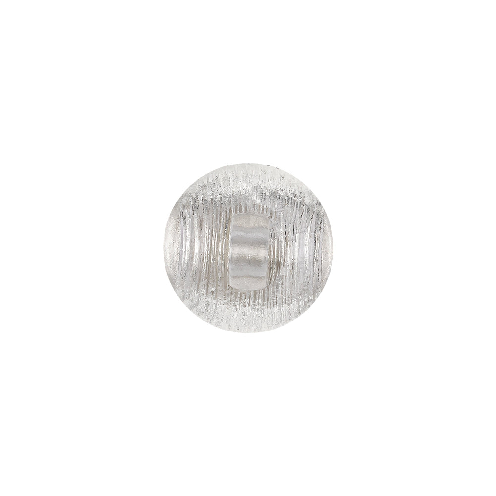 Transparent Striped Dome Shaped Plastic Shank Back Button - 20L/12.5mm